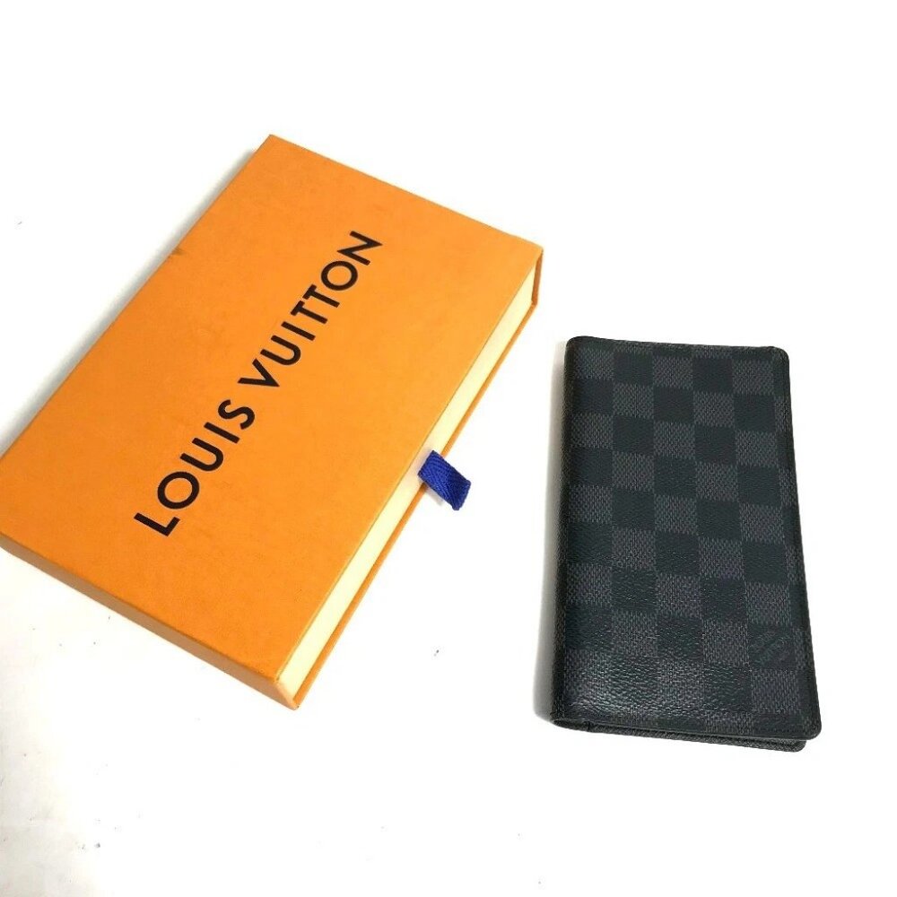 LOUIS VUITTON R20975 Damier Graphite Agenda-Posh Card Case Notebook cover - Picture 2 of 9